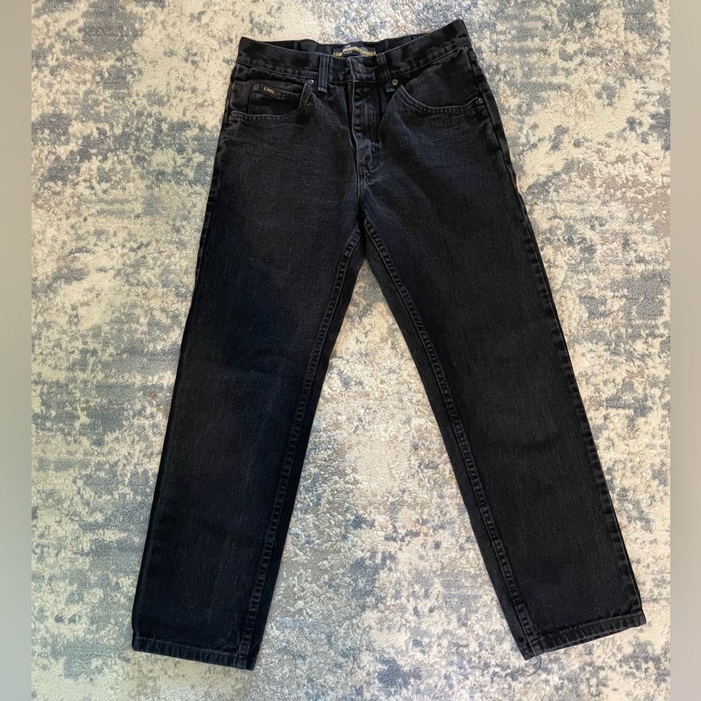 Vintage Lee Men's Dark Denim Straight Jeans W31 L30
